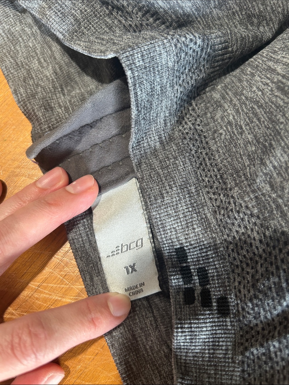 Gray bcg Sports Bra - Picture 2 of 4
